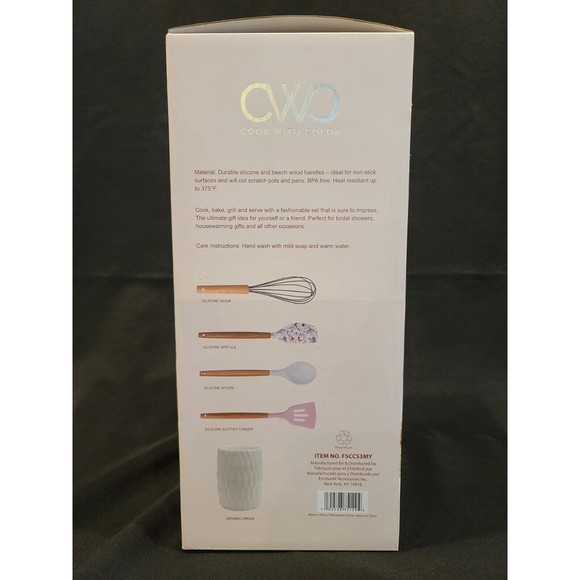 Cook with Color 5 Piece Cooking Utensil Set - Picture 2 of 4